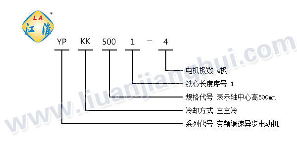 YPKK高壓三相異步電動(dòng)機(jī)_型號(hào)意義說(shuō)明_六安江淮電機(jī)有限公司